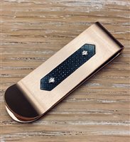 Clips de dinero Zancan Hombre in Acero chapado en oro rosa EHF042 - EHF042